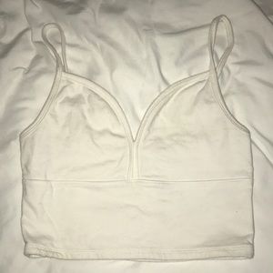White crop top